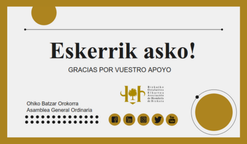 CELEBRADA LA ASAMBLEA GENERAL: Gracias por acudir