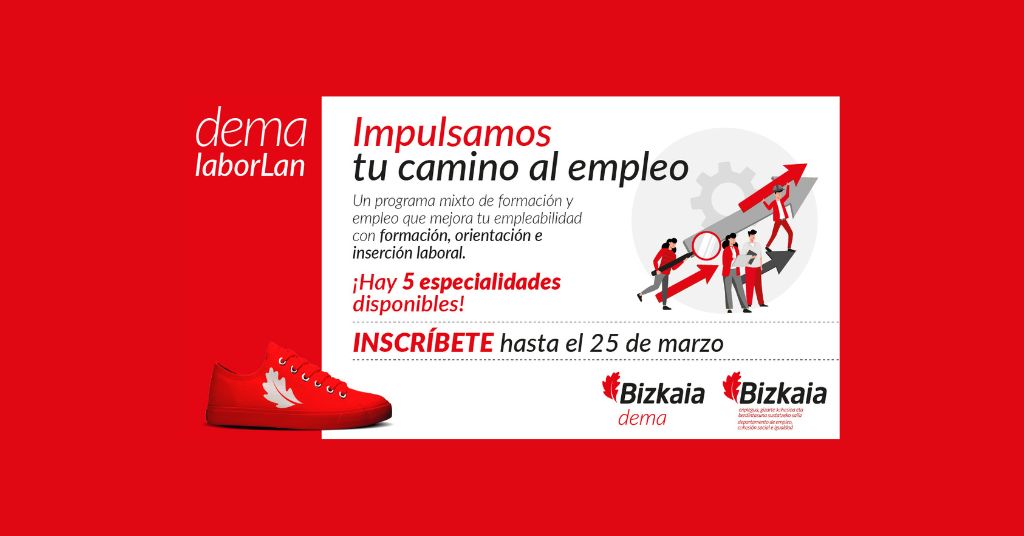 Programa LABORLAN para desempleados/as: FORMACIÓN Y EMPLEO