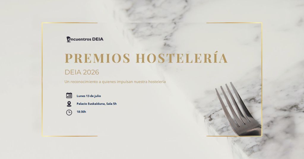 INVITACIÓN: Premios Hostelería DEIA 2026